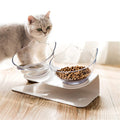 Comedero Elevado e Inclinado para Gatos