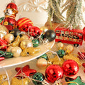 Set de Bolas y Adornos de Navidad en Caja Casita