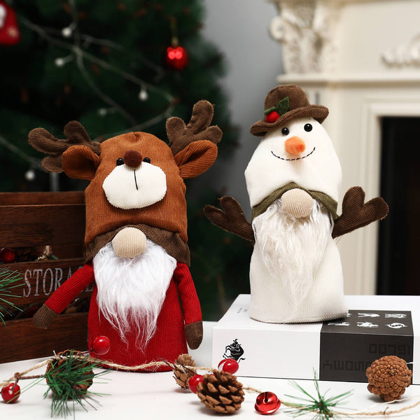 Gnomo Navideño de Peluche para Decorar