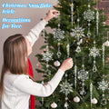 Ghiaccioli in acrilico per albero di Natale, confezione da 10