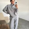 Survêtement oversize sweat à capuche et pantalon, 2 pièces